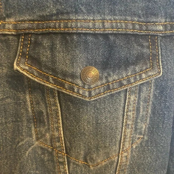 Levi's Lightweight Blue and White  Jacket - Picture 7 of 8
